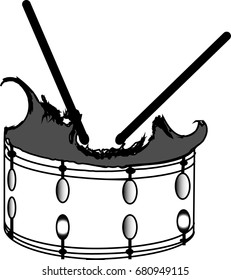 Broken Snare Drum 