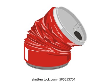 Broken Soft Drink Can Stock Vector (Royalty Free) 595353704 | Shutterstock