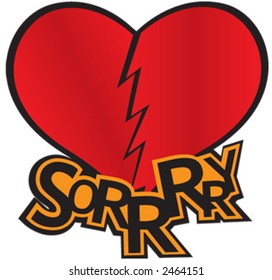 broken, sorry, love