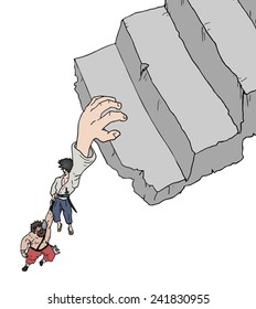 broken stair