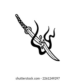 gebrochenes Schwert-Vektorgrafik-Konzept