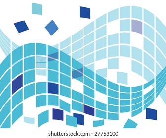 Broken Tile Abstract