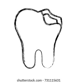 broken tooth icon