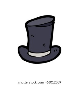 Broken Top Hat Cartoon Stock Vector Royalty Free