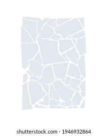 Broken or torn background.Abstract shatter background. Grunge surface.Vector texture. 