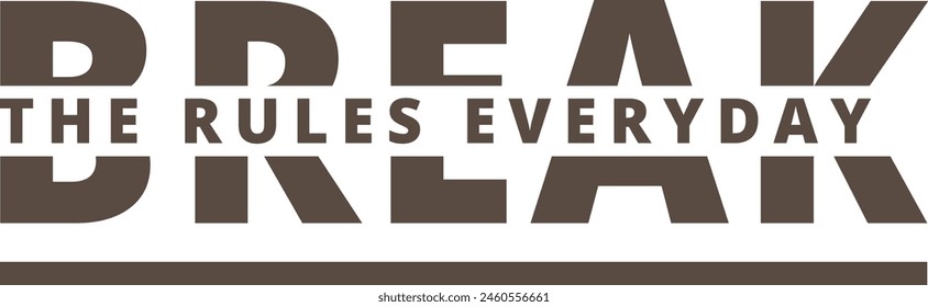 Diseño de tipografía roto. Se puede utilizar para la impresión de camisetas. Tipografía de texto roto limpia y en negrita.