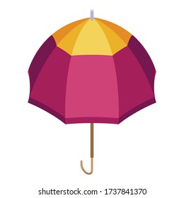 Broken umbrella icon. Isometric of broken umbrella vector icon for web design isolated on white background