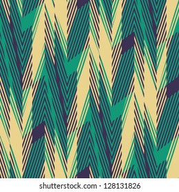 Impresión geométrica abstracta. Patrón sin problemas. Vector.