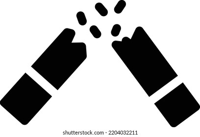 broken Vector illustration on a transparent background. Premium quality symmbols. Glyphs vector icons for concept and graphic design. 

