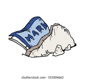 broken wall illustration