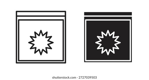 Icono de ventana rota sobre fondo blanco. Icono de Vector de acciones