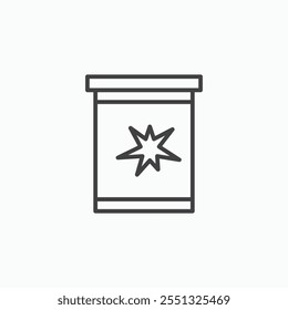 Broken window icon vector illustration. EPS10