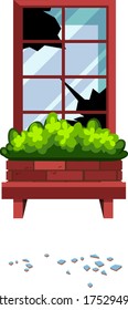 Bruch-Fenster-Hintergrund