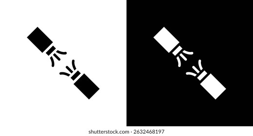 Broken Wire Icon icon Vector in flat style. Collection silhouettes