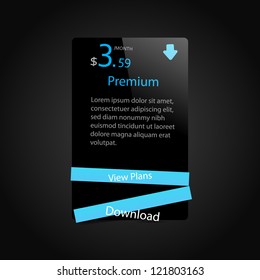 Broken-down Web site design navigation elements