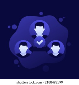 Broker Or Third Party Icon, Vector Design