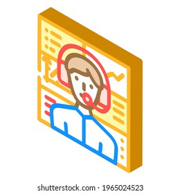 broker wholesale isometric icon vector. broker wholesale sign. isolated symbol illustration