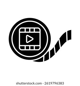 B-Roll Footage Icon Element For Design