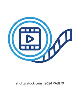B-Roll Footage Icon Element For Design