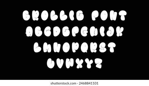 Brollie graffiti display typeface valentine font. With sharp bold stroke, fun character with a bit of ligatures and alternates. To give you an extra creative work.