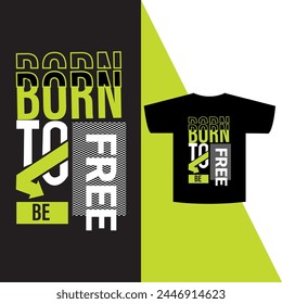 BRON TO BE FREE T-shirt