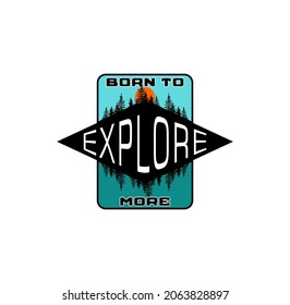 Bron To Explore More Vintage T shirt,sweatshirt,hoodie, design print ready template vector art