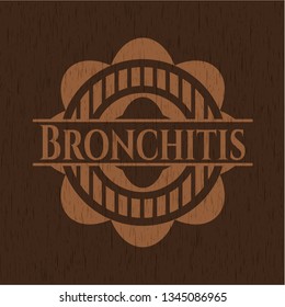 Bronchitis wooden emblem