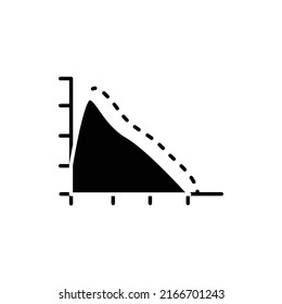 Bronchodilator test color line icon. Isolated vector element. Outline pictogram for web page, mobile app, promo