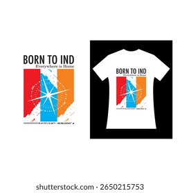 Brond to ind typography vector Template download 