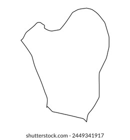 Stadtplan von Brondby, Administrative Gliederung von Dänemark. Vektorillustration.