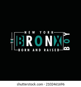 The BRONX Boy graphic design