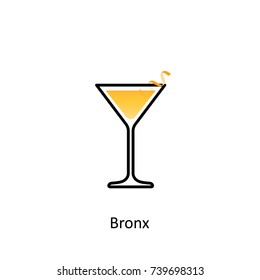 Bronx cocktail icon