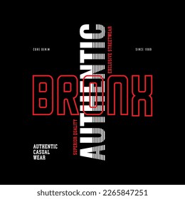 bronx denim streetwear t-shirt and apparel