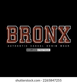 bronx denim streetwear t-shirt and apparel