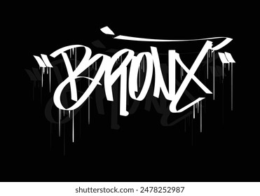 BRONX graffiti tag style design