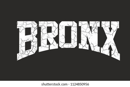bronx graphic design vector art