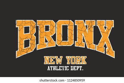 bronx graphic design vector art