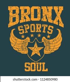 bronx graphic design vector art