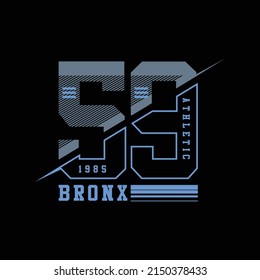 Bronx graphic t-shirt and apparel design