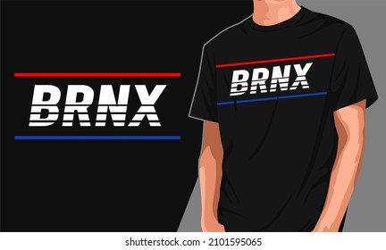 Bronx graphic t-shirt vector design