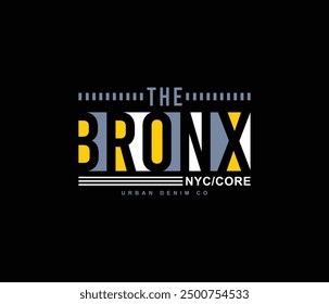 The Bronx illustration for print t shirt and others