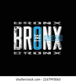 Bronx Illustrationstypografie. perfekt für T-Shirt-Design