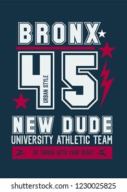 bronx new dude,t-shirt design
