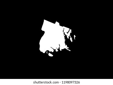 The Bronx New York City Borough Outline Map City Shape