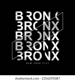 Bronx New york illustration typography. perfect for t shirt design