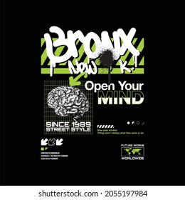 Bronx Ny Open Your Mind Street Style Vintage