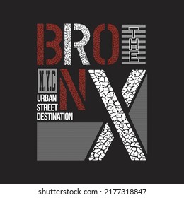 The Bronx Nyc Design Typography Vector Illustration For Print