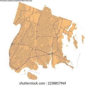 The Bronx Street Centerline-New York City