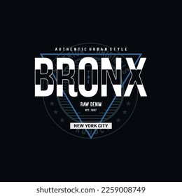 bronx streetwear t-shirt and apparel
