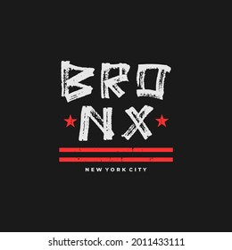 
BRONX stylish typography slogan. abstract design vector illustration for print tee shirt, background, typography, poster and etc.
